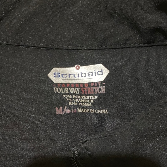 Black Scrub Jacket - Picture 3 of 6